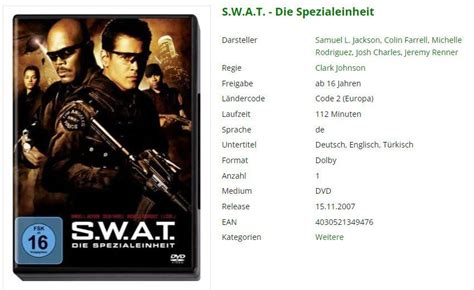 Swat Die Spezialeinheit Dvd Kaufen Auf Ricardo