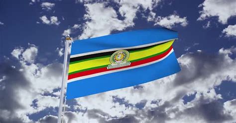 East African Community Flag With Sky By Explicitconcepts On Envato Elements