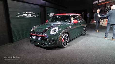 2015 Mini Jcw Hardtop Unveiled Next To Fired Up Original At Detroit