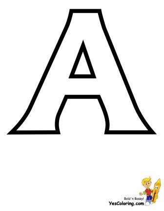 Abc, the first three letters of the alphabet. Standard Letter Printables | Free | Alphabet Coloring Page ...