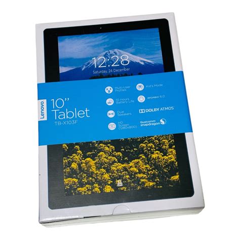 Lenovo Tab 10 Tb X103f 16gb Wi Fi Black Hd Android Tablet New 10 Hours