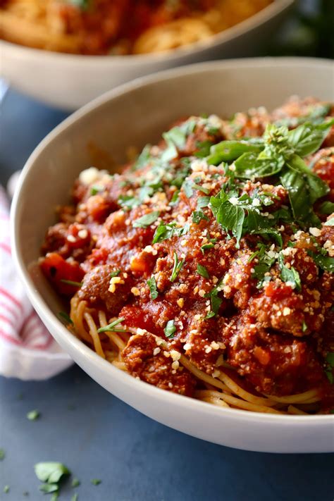 Spaghetti Bolognese Recipe Aria Art