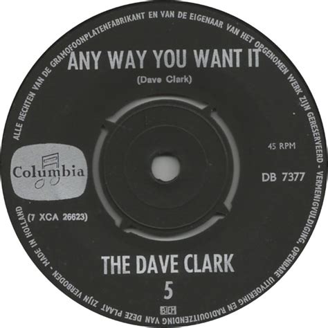 The Dave Clark Five Any Way You Want It 1964 Vinyl Discogs