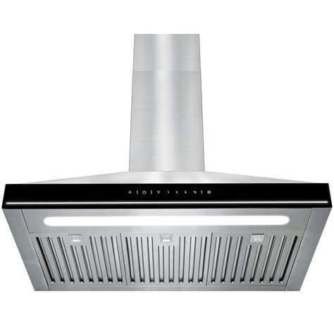 Akdy 30 In Convertible Kitchen Wall Mount Range Hood In Stainless