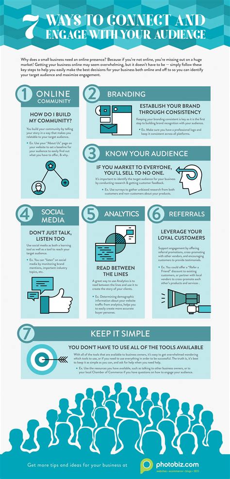 7 Ways to Connect and Engage with Your Audience | Another Tip sheet I