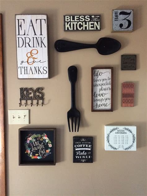 My Kitchen Gallery Wall All Decor From Hobby Lobby And Ross Kitchen