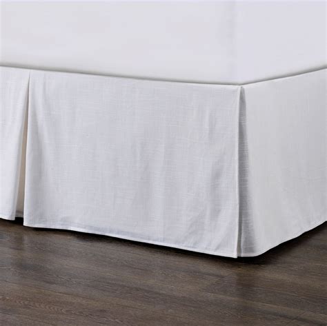 Hera Tailored Linen Bed Skirt Hiend Accents