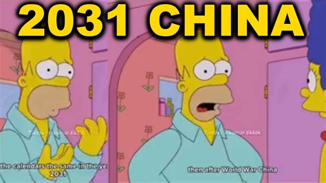The Simpsons Did It Again 2031 China Youtube