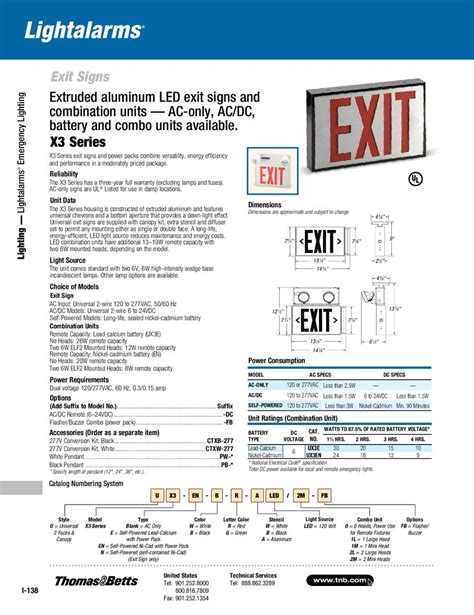 Lightalarms Exit Sign Wiring Diagram