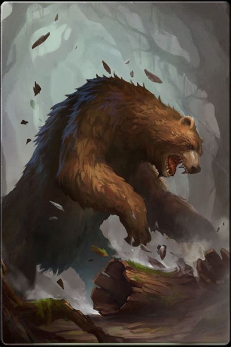 Dire Bear Magical Creatures Fantasy Creatures Creature Design