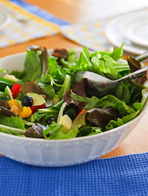 Mixed Greens Salad With Avocado And Blueberries The Vegan Atlas