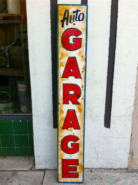 Pin By Heather Paulsen On Art Garage Signs Painted Signs Retro Sign