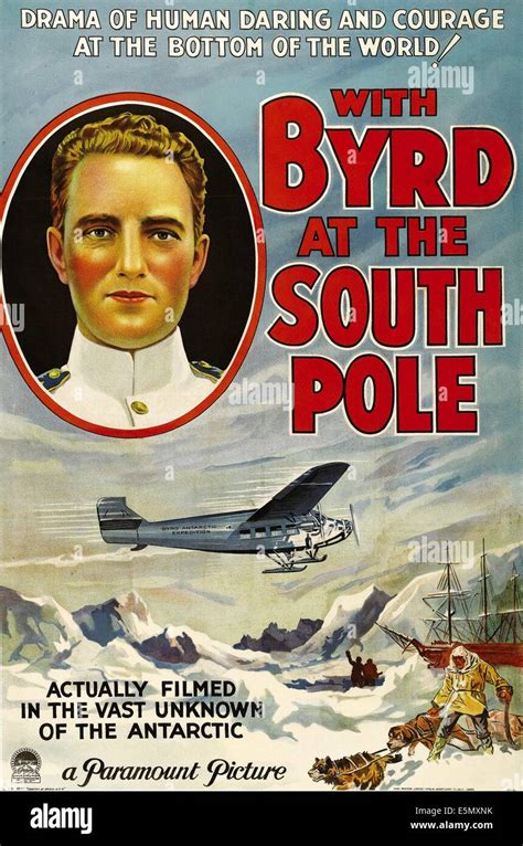 With Byrd At The South Pole Admiral Richard E Byrd 1930 Stock Photo