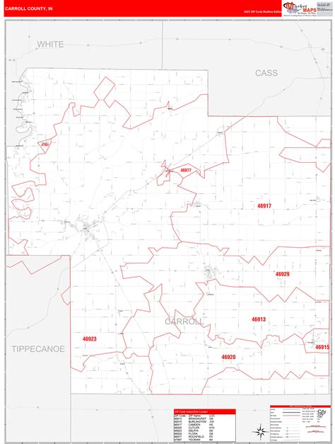 Carroll County Map Printable