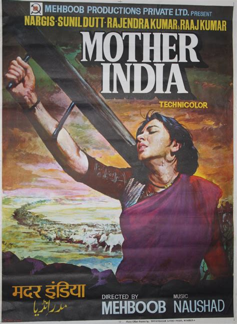 Mother India 1957 Size 75x100cm Price 30€ Movie Posters For Sale Cinema Posters Film