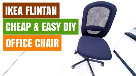This chair adjust to your posture and height. Cheap Office Chair by Ikea - YouTube