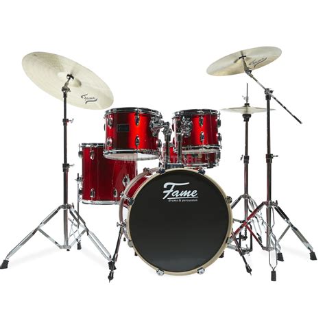 Fame Blaze Studio Set 5201 Schlagzeug Red Music Store Professional