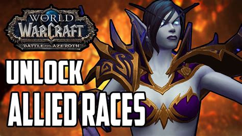 How To Unlock Allied Races World Of Warcraft Battle For Azeroth Wow