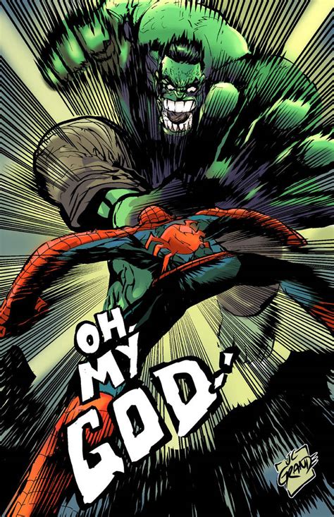 Hulk Vs Spider Man By Johnnymorbius On Deviantart