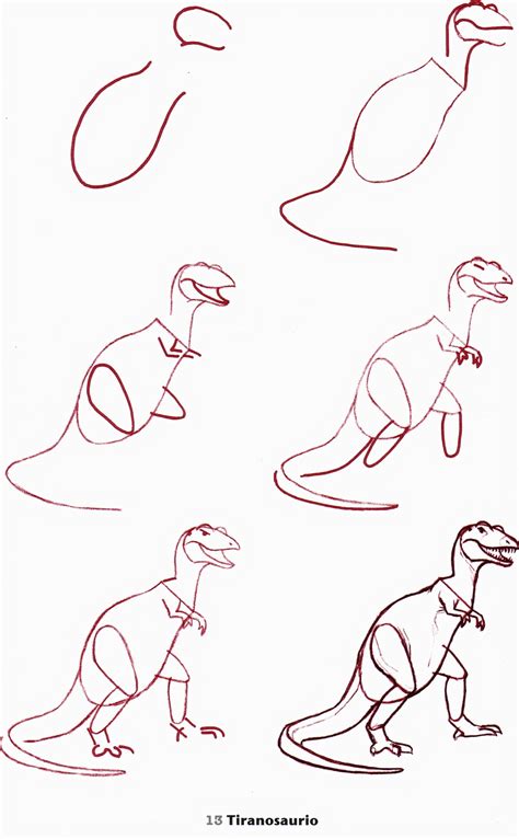 Colecciones Como Dibujar Dinosaurios