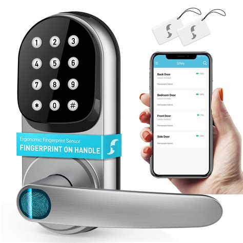 Buy Smart Lock Sifely Keyless Entry Door Lock Smart Door Lock Door
