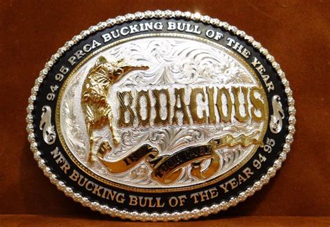 Bodacious Bucking Bull Commemorative Belt Buckle