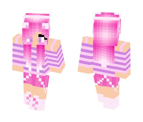 Download Cute Pink Haired Girl Minecraft Skin For Free Superminecraftskins