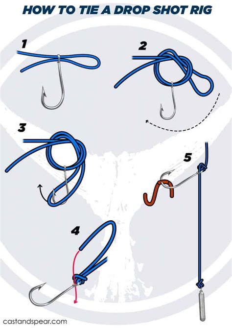 How To Tie A Drop Shot Rig Infographic Video