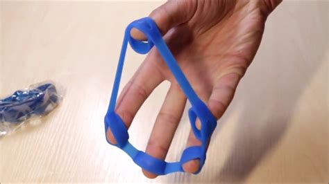 finger resistance bands hand gripper youtube