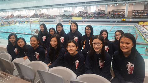 Girls Swimming Team Won Champion On Both Overall Performances In Hkssf