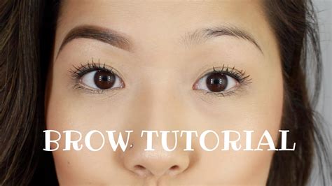 Eyebrow Tutorial For Thin Brows Youtube