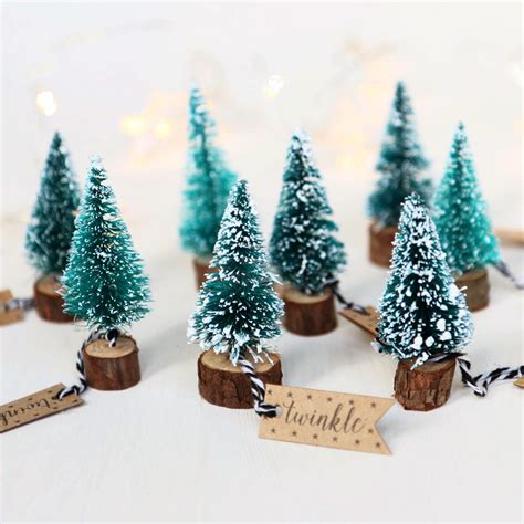 Mini Christmas Trees Christmas Cake And Diy Decorations