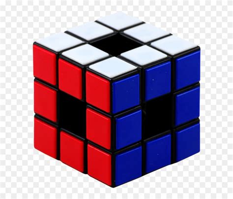 Void Cube 3x3x3 Black Body Tiles Hollow Rubiks Hd Png