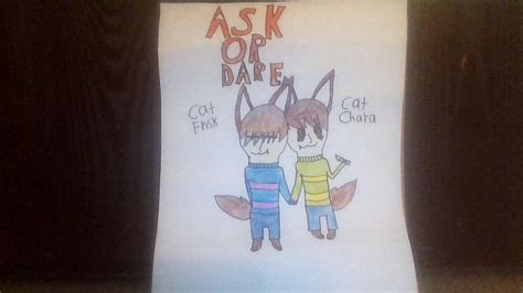 Ask Or Dare Cat Frisk And Chara By Yaoianimator On Deviantart