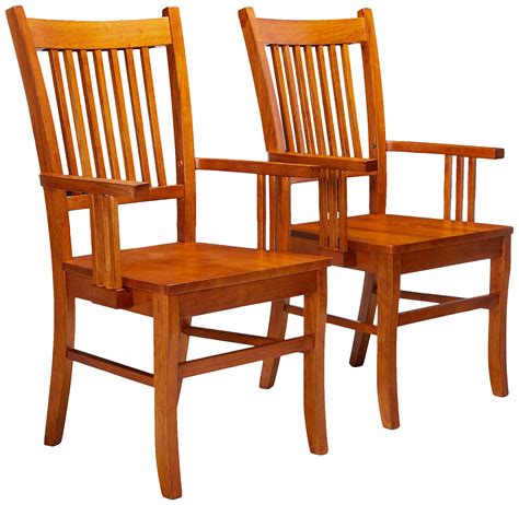 Mission Style Kitchen Chairs Hills Mission Style Oak Accent Chair By