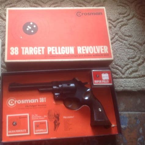 Crosman Pellgun Single Action Cal Co Pistol With Original Box I My