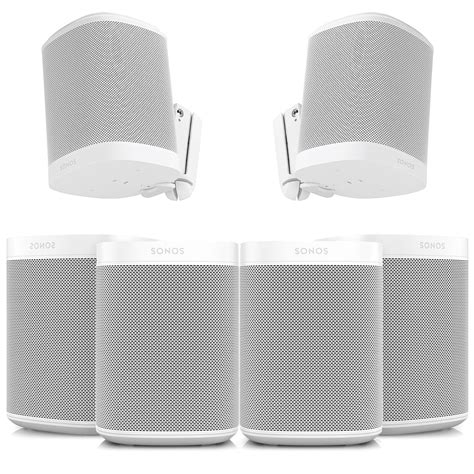 Wireless Office Speaker System With 6 Sonos One Compact Smart Speakers