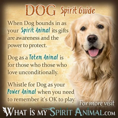 Dog Symbolism And Meaning Spirit Totem And Power Animal Pinned By The