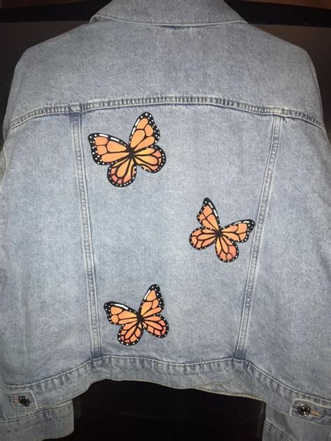 Custom Butterfly Jacket Etsy In 2021 Butterfly Jacket Jackets