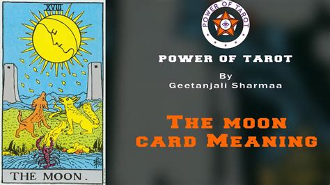 It can be positive or negative depending on context, but also on tradition (the moon is quite neutral in the there are a lot of hidden messages to be found in the moon card meaning. The Moon Card meaning | Power Of Tarot By Geetanjali Sharmaa - YouTube
