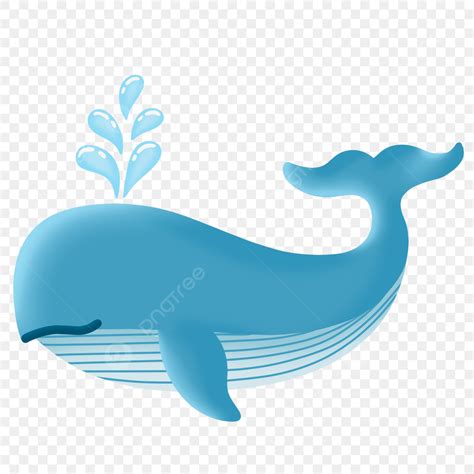 Blue Whale Clipart Hd Png Big Blue Whale Cute Cartoon Hand Drawn