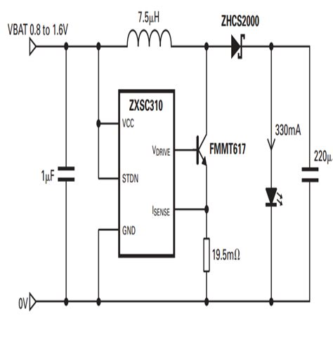 1 Watt Led Driver Circuit Using A Single 15 Cell