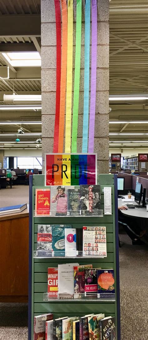 Pride Month Book Display Book Display Library Displays Display