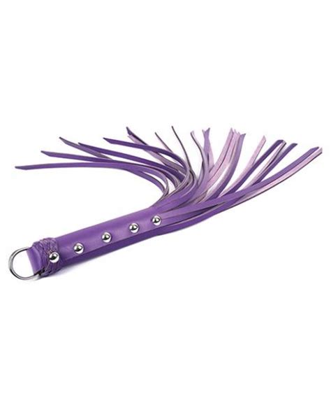 Buy Spartacus 20 Inches Strap Whip Purple Sex Toy