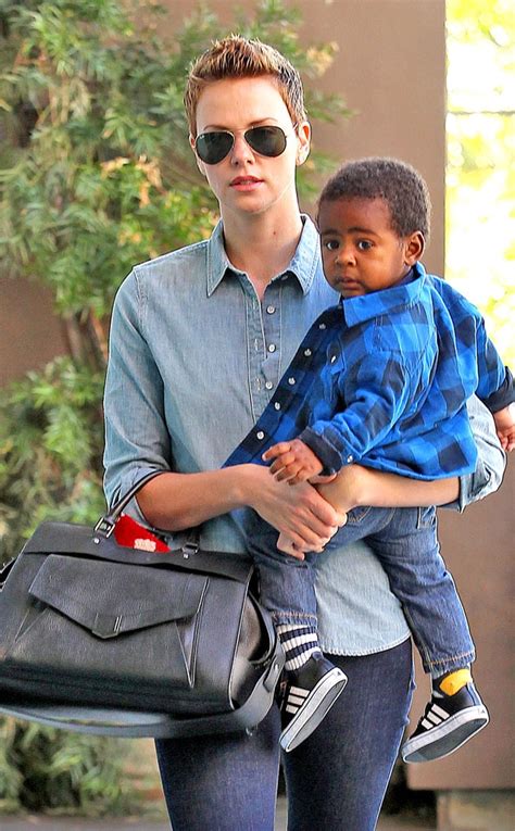 Charlize Theron Out With Son Jackson E Online