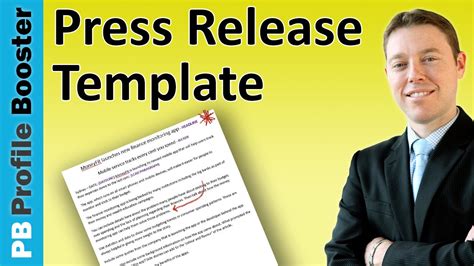 Press Release Template A Guide To Writing Press Releases Youtube