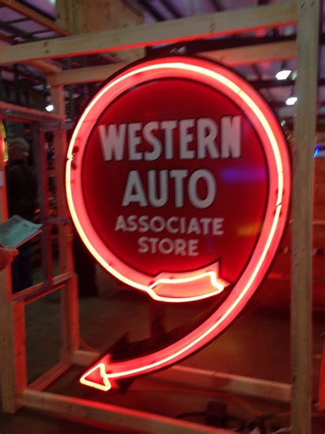 Western Auto Neon Sign Neon Signs Neon Signs
