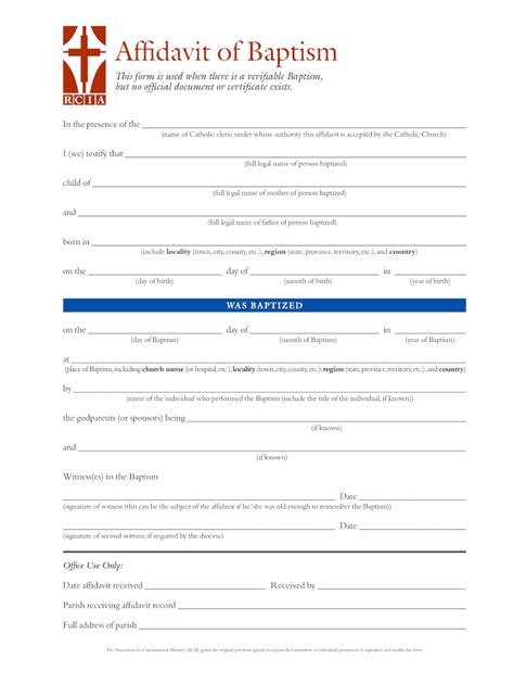 Baptism Form Template Fill And Sign Printable Template Online Us