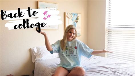 College Move In Day Vlog Sophomore Year Youtube