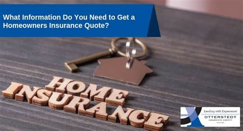 What Information Do You Need To Get A Homeowners Insurance Quote